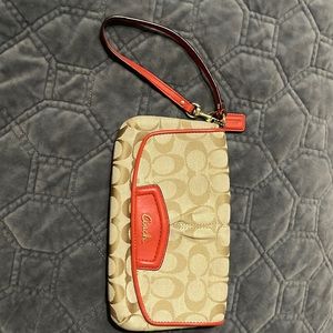 Authentic Coach Wristlet.